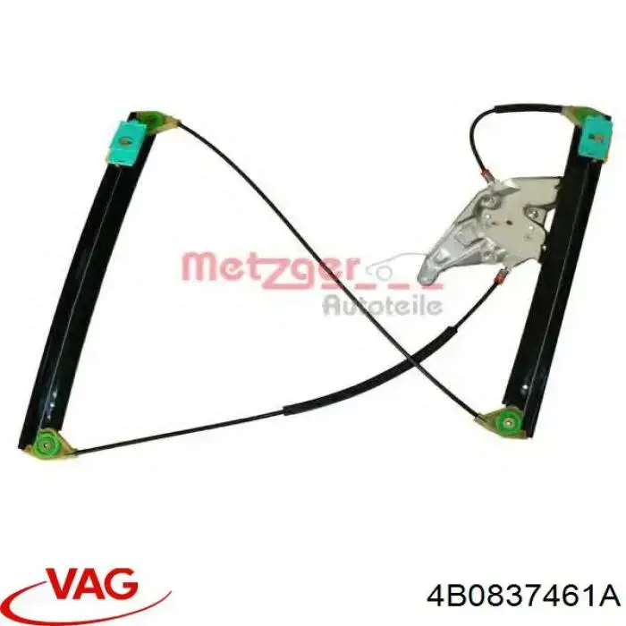 Compre 4B0837461A VAG Mecanismo de acionamento de vidro da porta dianteira esquerda
