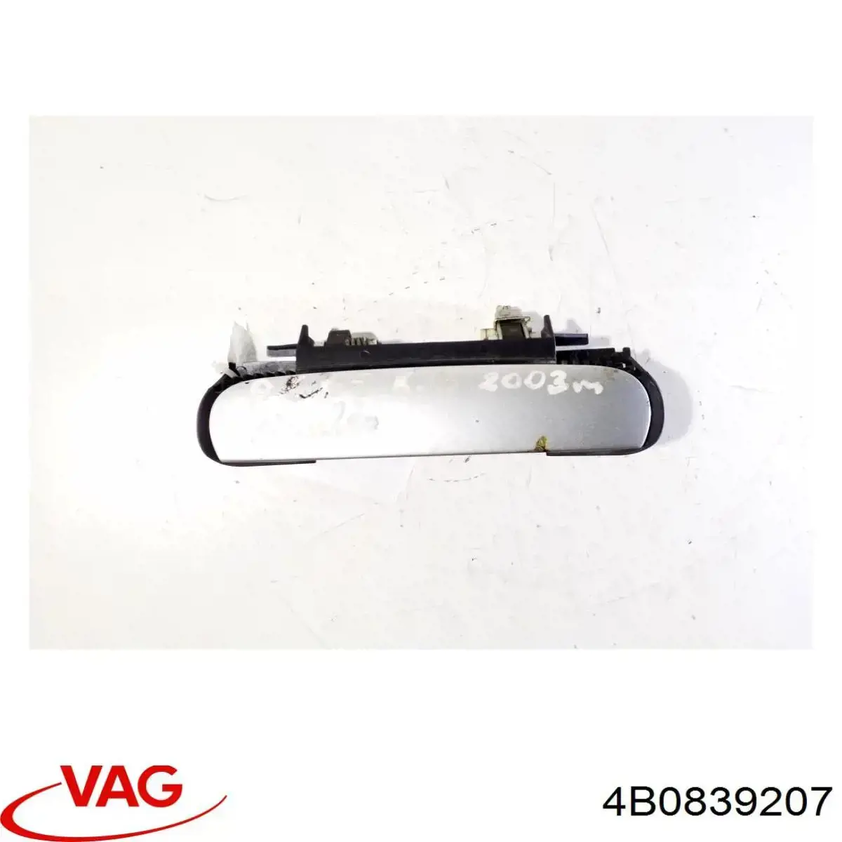 4B0839207 VAG Maçaneta externa esquerda da porta traseira