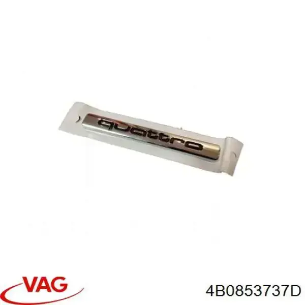 Compre 4B0853737D VAG Emblema de tampa de porta-malas (emblema de firma)