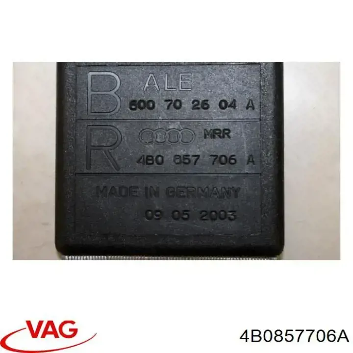 Correia de segurança dianteira direita VAG 4B0857706A preço, a partir de 45,97 USD