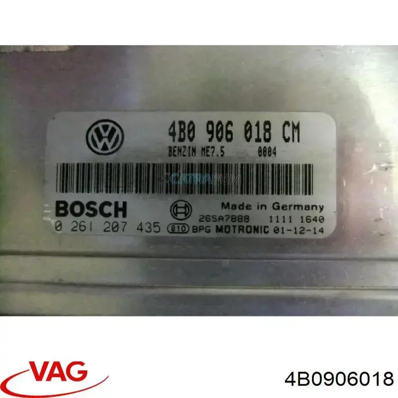 Módulo de direção (Centralina eletrônica) de motor VAG 4B0906018 preço, a partir de 119,61 USD