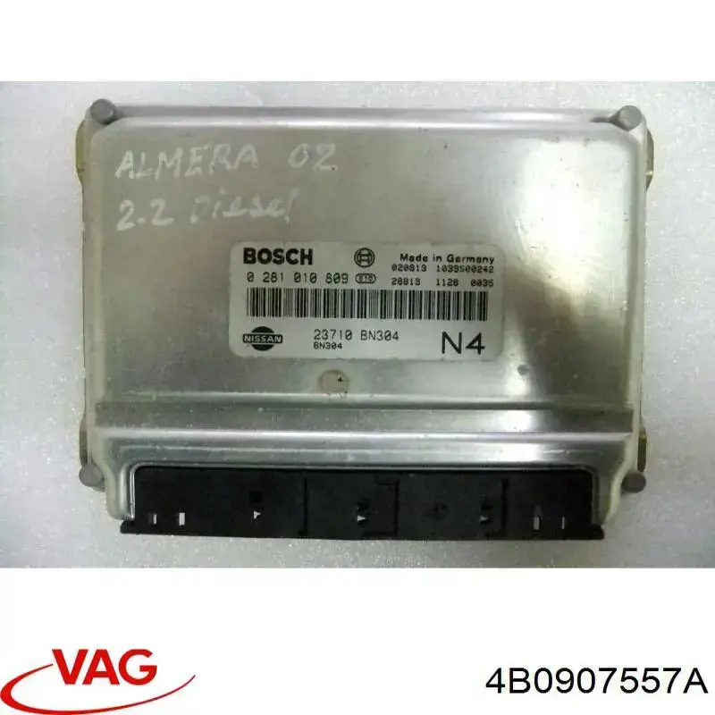 4B0907557A VAG Módulo de direção (Centralina eletrônica) de motor