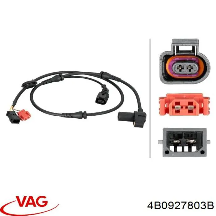 Compre 4B0927803B VAG Sensor dianteiro de ABS