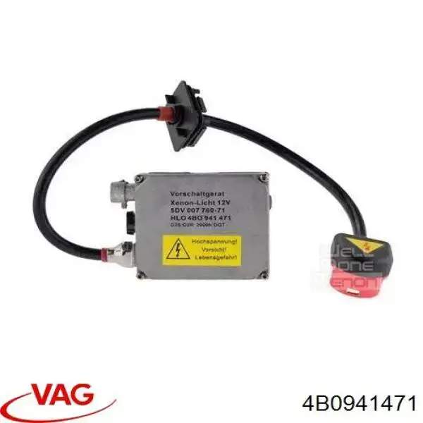 4B0941471 VAG Unidade de encendido (xénon)