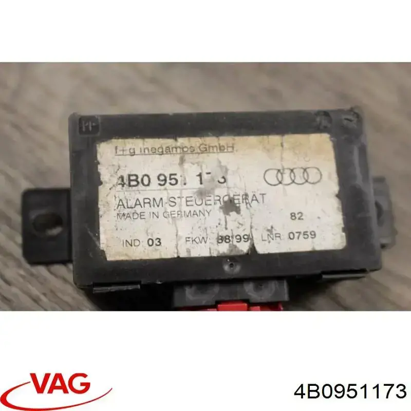 Unidade de controlo do sinalisador de movimento VAG 4B0951173 preço, a partir de 42,29 USD