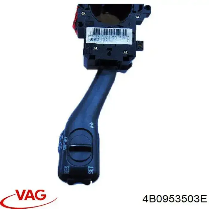 4B0953503E VAG Comutador direito instalado na coluna da direção