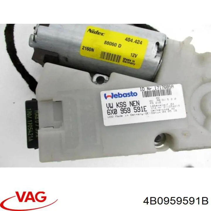Motor de acionamento de alcapão VAG 4B0959591B preço, a partir de 61,38 USD