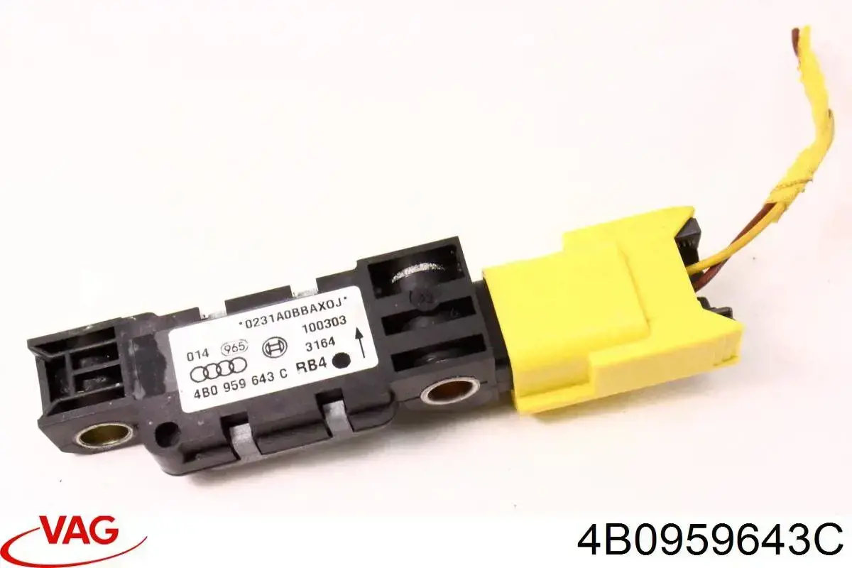 Compre 4B0959643C VAG Sensor AIRBAG dianteiro