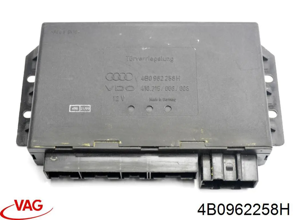 Compre 4B0962258H VAG Unidade de controlo do fecho central