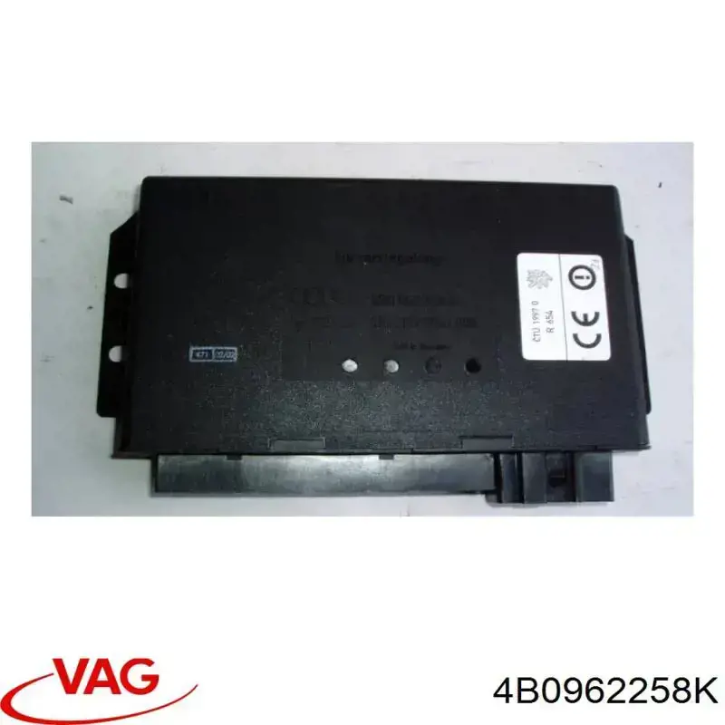 4B0962258K VAG Unidade de controlo do fecho central