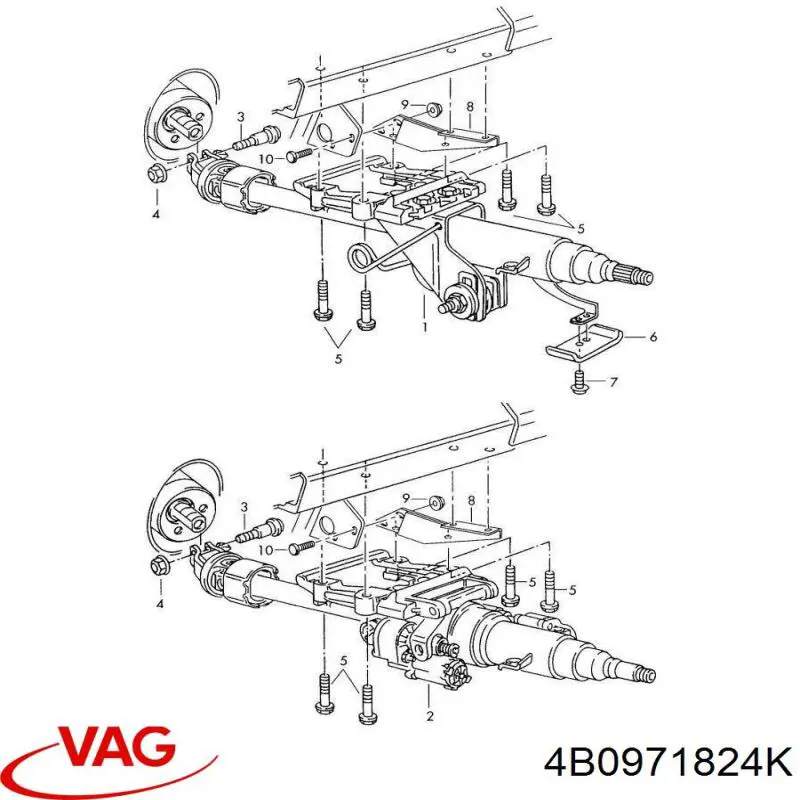 4B0971824K VAG 