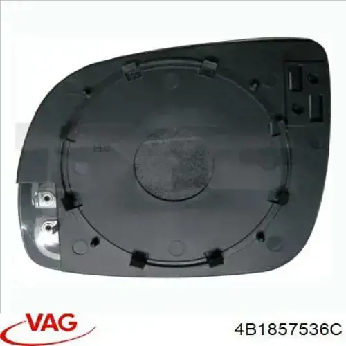 Compre 4B1857536C VAG Elemento espelhado do espelho de retrovisão direito