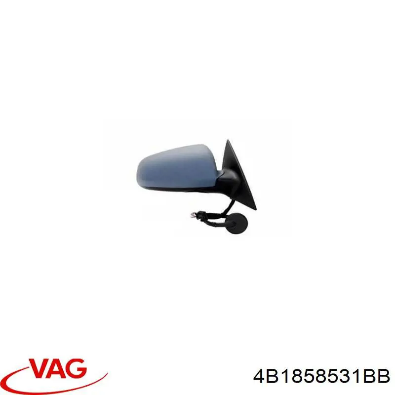 4B1858531BB VAG Espelho de retrovisão esquerdo