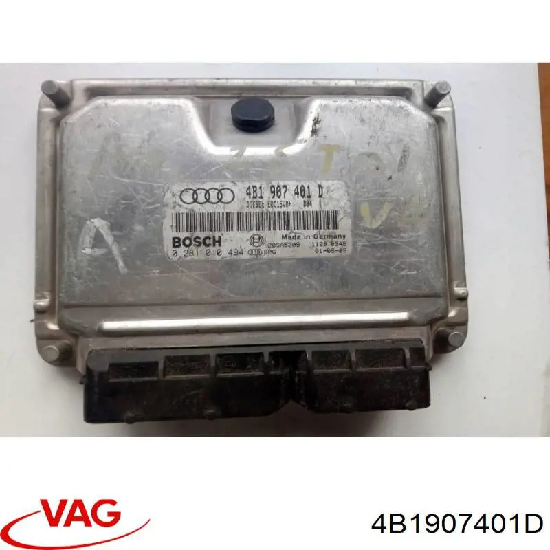 4B1907401D VAG Módulo de direção (Centralina eletrônica) de motor