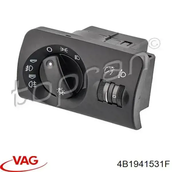 4B1941531F VAG Comutador das luzes no "painel de instrumentos"