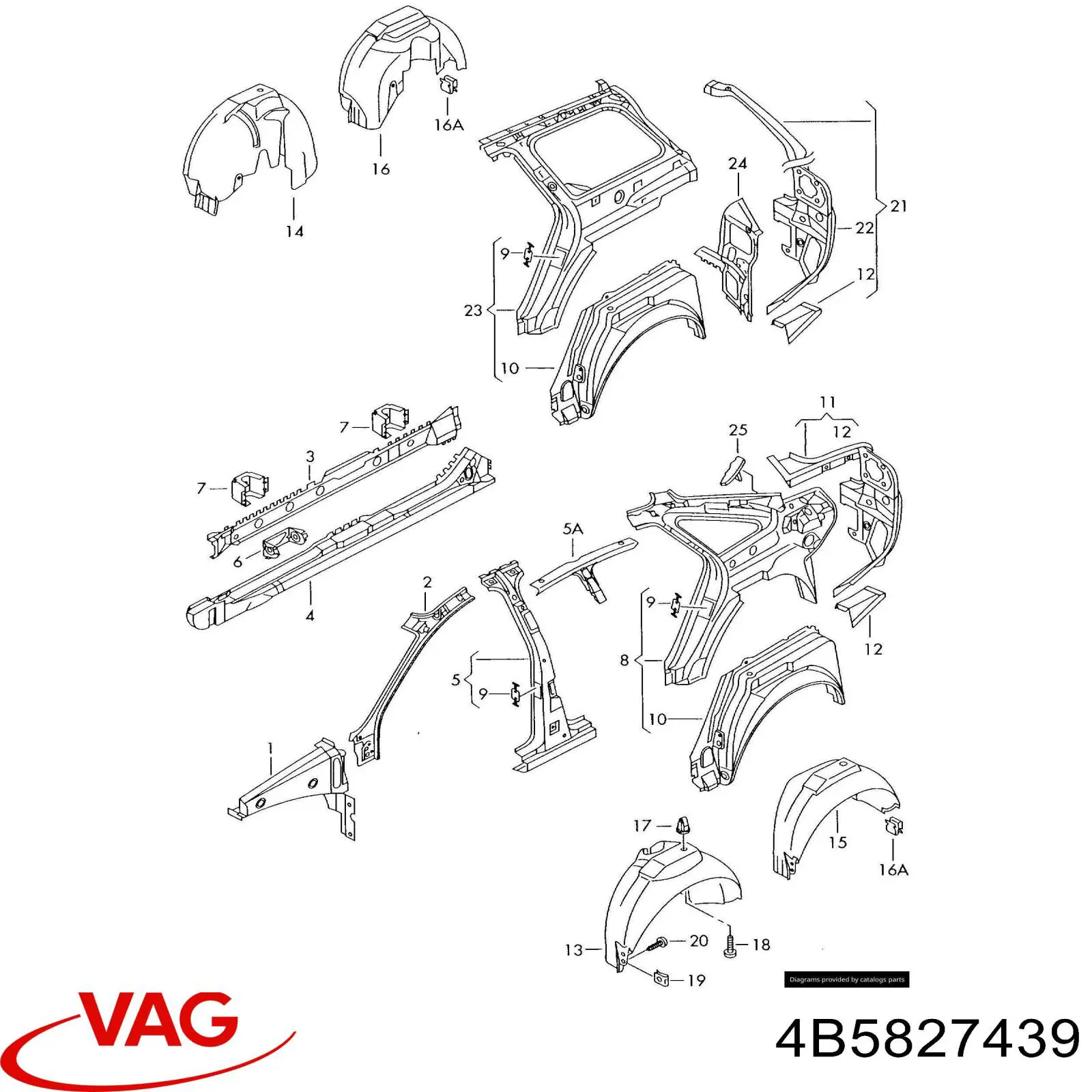 4B5827439 VAG 