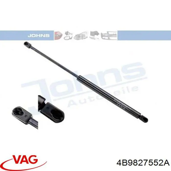 4B9827552A VAG Amortecedor de tampa de porta-malas (de 3ª/5ª porta traseira)