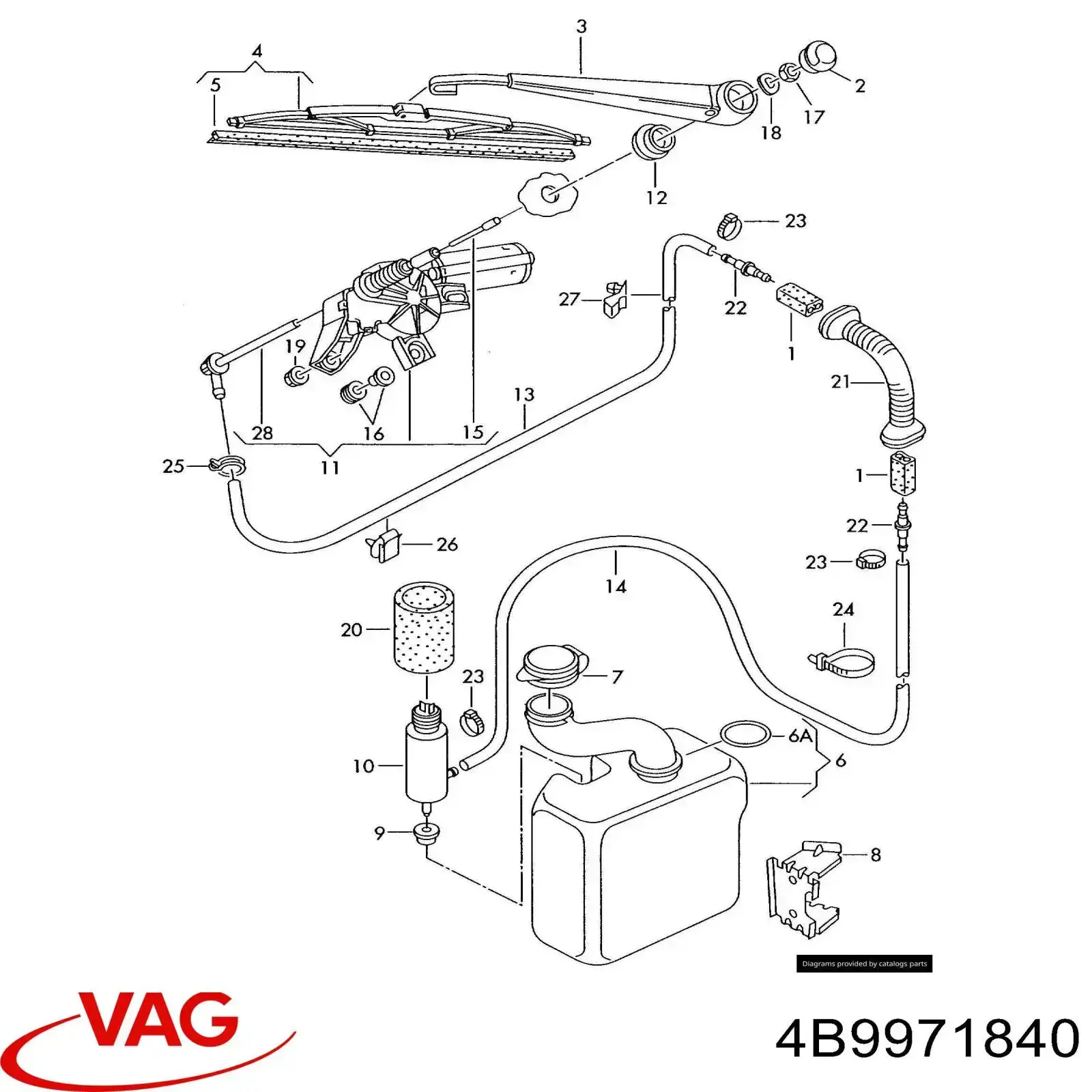  VAG 4B9971840 preço, a partir de  