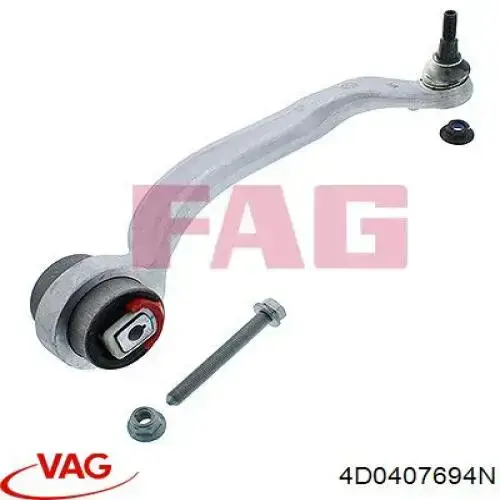 Braço oscilante inferior direito de suspensão dianteira VAG 4D0407694N preço, a partir de 57,89 USD