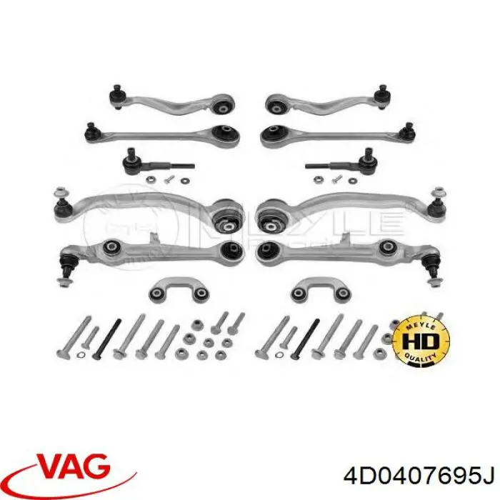 Braço oscilante inferior esquerdo de suspensão dianteira VAG 4D0407695J preço, a partir de 44,27 USD