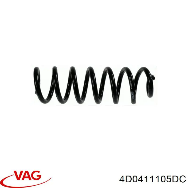 Compre 4D0411105DC VAG Mola dianteira