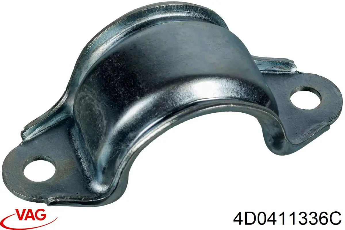 Braçadeira de fixação da bucha de estabilizador dianteiro VAG 4D0411336C preço, a partir de 6,90 USD