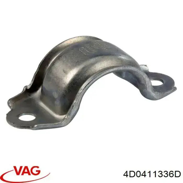 Compre 4D0411336D VAG Braçadeira de fixação da bucha de estabilizador dianteiro