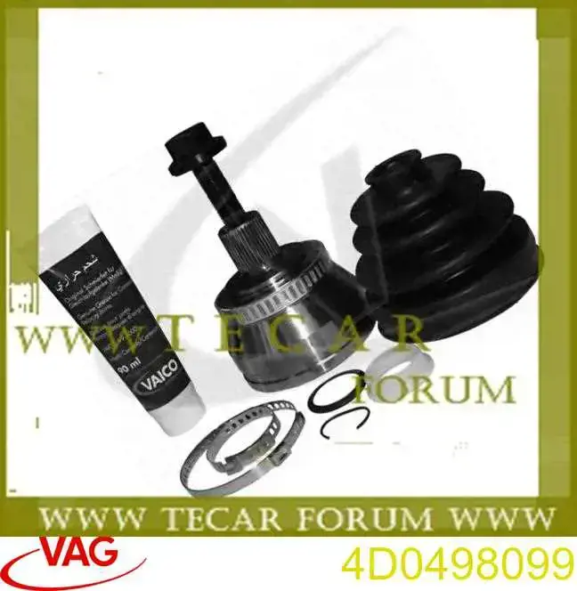 Junta homocinética externa dianteira VAG 4D0498099 preço, a partir de 27,84 USD