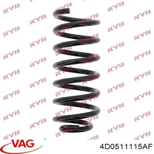 Compre 4D0511115AF VAG Mola traseira