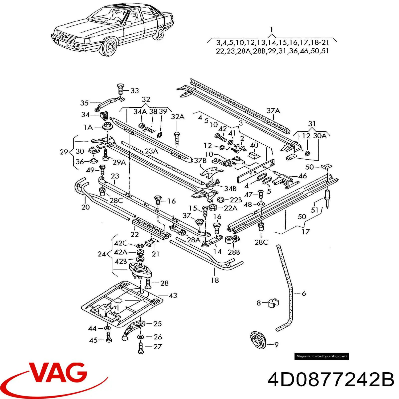  VAG 4D0877242B preço, a partir de 37,41 USD