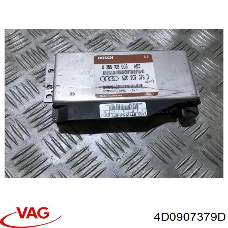 4D0907379D VAG Módulo de direção (Centralina eletrônica) ABS