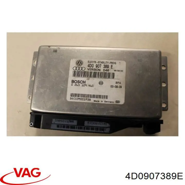 4D0907389E VAG Unidade de controlo ESP