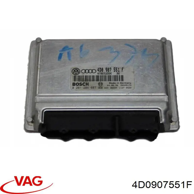 4D0907551F VAG Módulo de direção (Centralina eletrônica) de motor