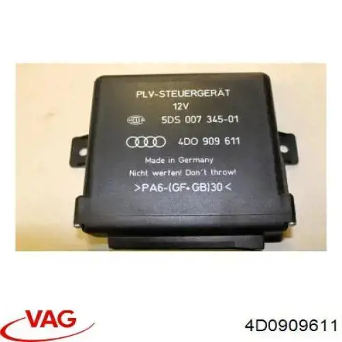 4D0909611 VAG Módulo de direção (Centralina eletrônica) do volante de direção