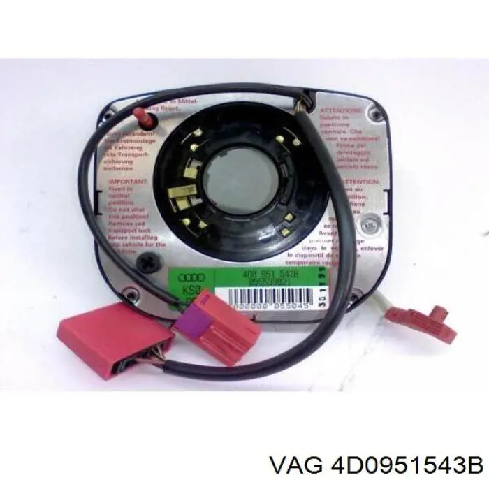 Anel AIRBAG de contato, cabo plano do volante VAG 4D0951543B preço, a partir de  
