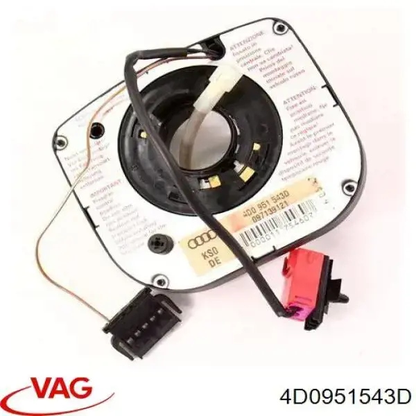 Anel AIRBAG de contato, cabo plano do volante VAG 4D0951543D preço, a partir de 66,40 USD