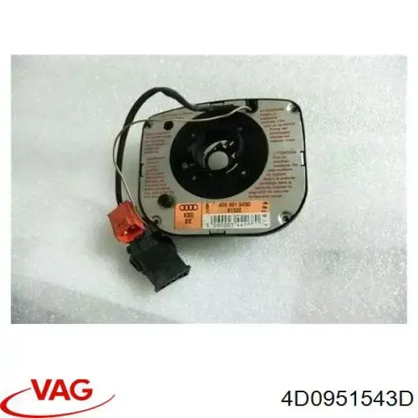 Compre 4D0951543D VAG Anel AIRBAG de contato, cabo plano do volante