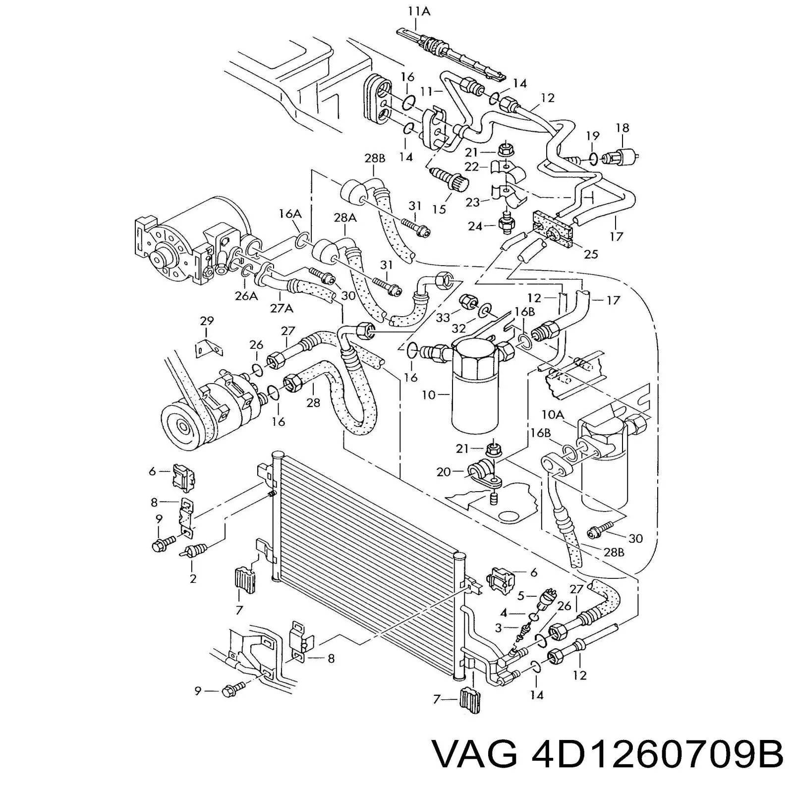 Compre 4D1260709B VAG 