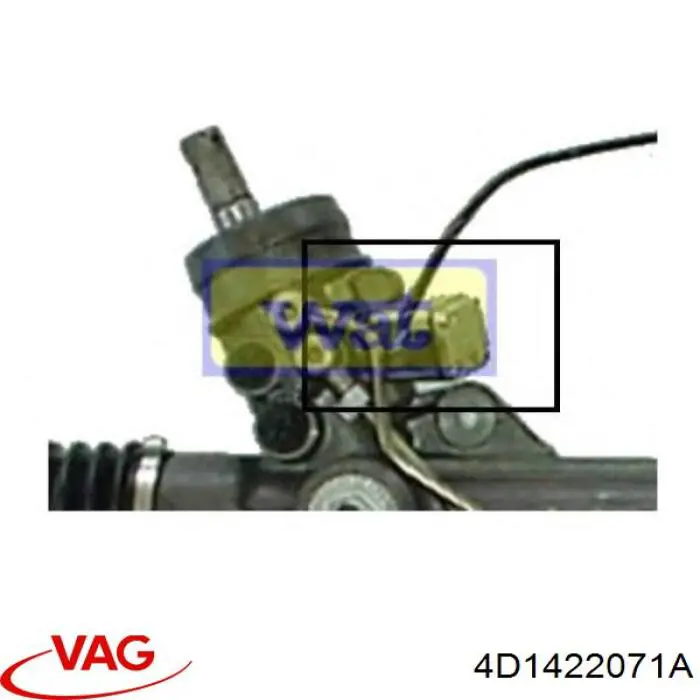 Cremalheira da direção VAG 4D1422071A preço, a partir de 348,85 USD
