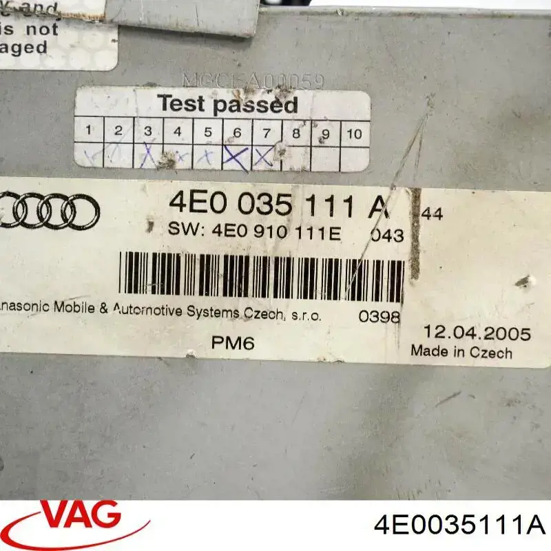  4E0035111A VAG