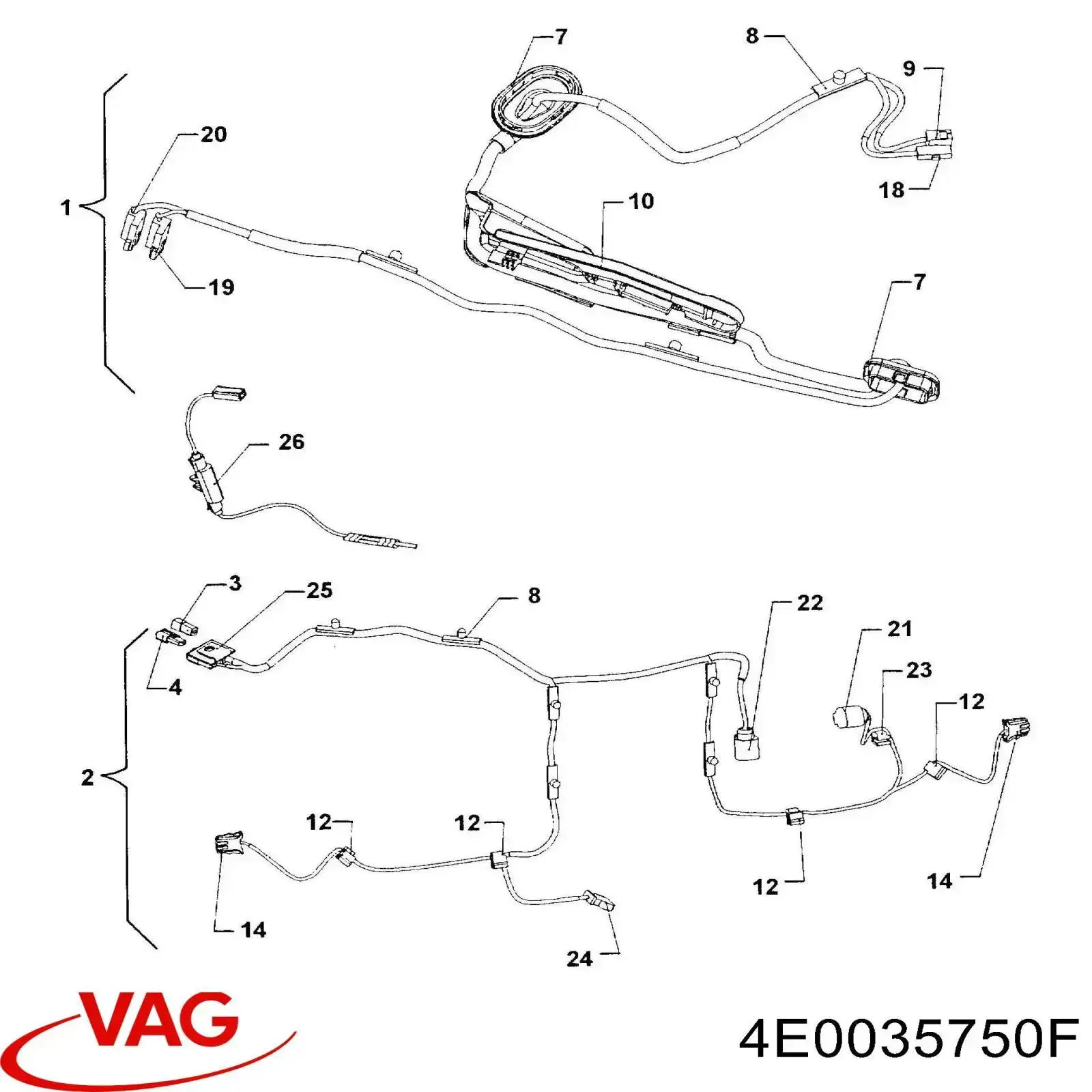  VAG 4E0035750F preço, a partir de 11,99 USD