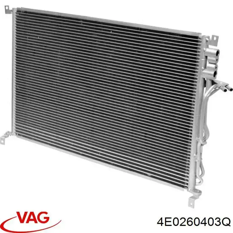 4E0260403Q VAG Radiador de aparelho de ar condicionado
