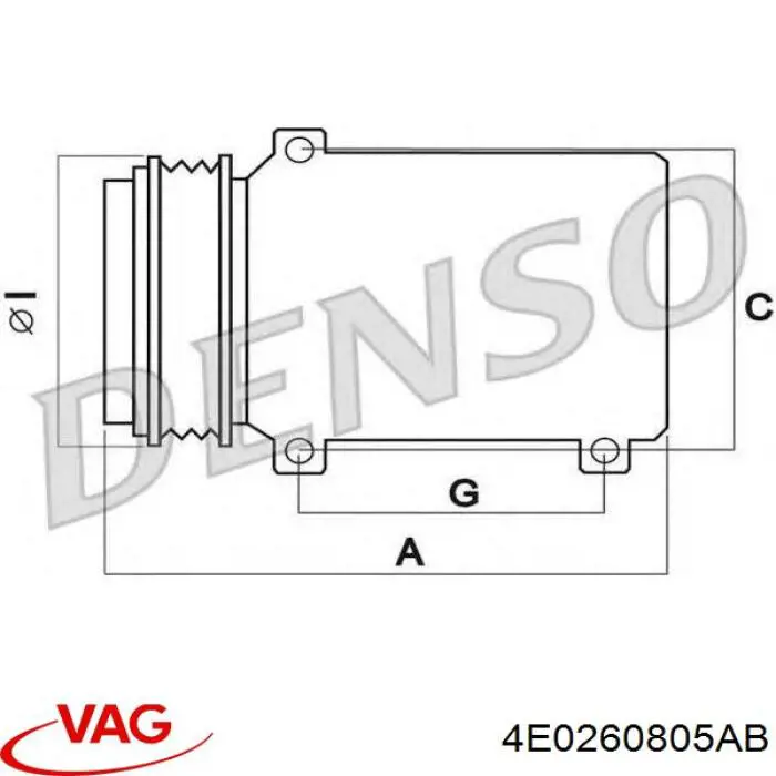 Compressor de aparelho de ar condicionado VAG 4E0260805AB preço, a partir de 270,71 USD