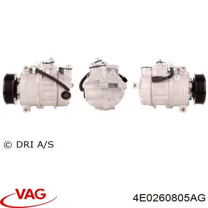 Compressor de aparelho de ar condicionado VAG 4E0260805AG preço, a partir de 314,45 USD