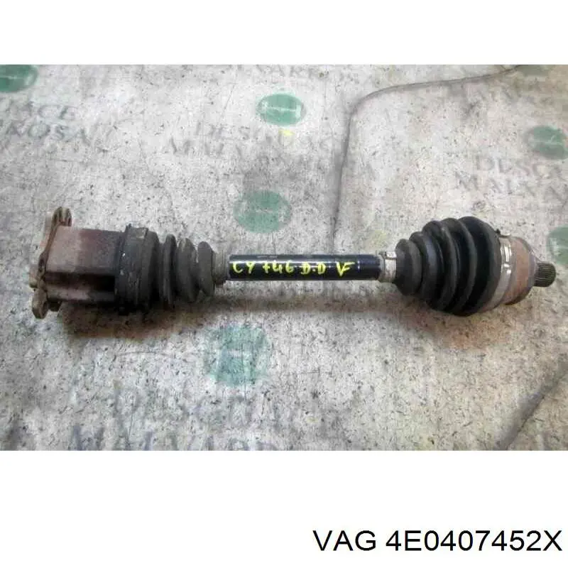 Semieixo (acionador) dianteiro direito VAG 4E0407452X preço, a partir de 119,18 USD