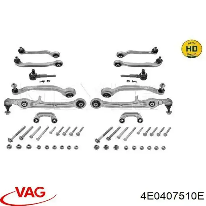 Compre 4E0407510E VAG Braço oscilante superior direito de suspensão dianteira