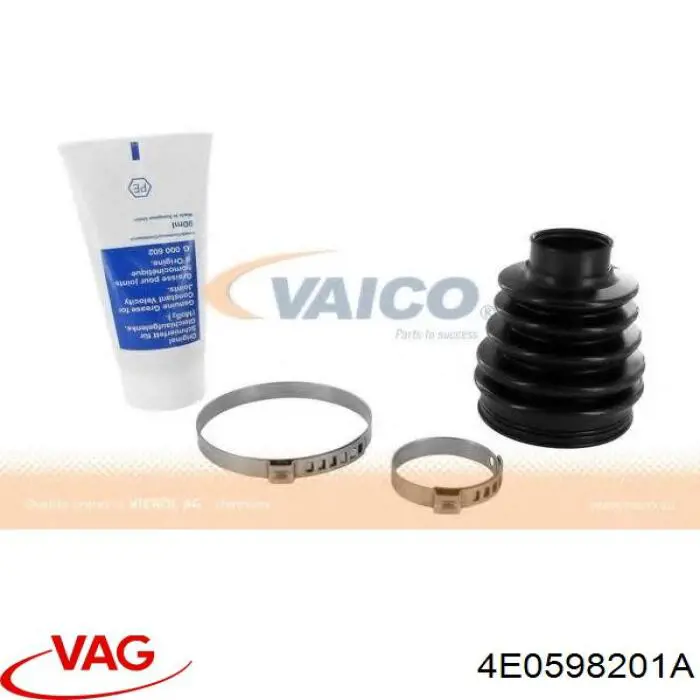 Bota de proteção interna de junta homocinética do semieixo traseiro VAG 4E0598201A preço, a partir de 82,85 USD