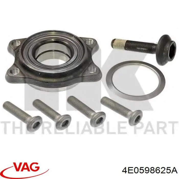Rolamento de cubo traseiro VAG 4E0598625A preço, a partir de 61,66 USD