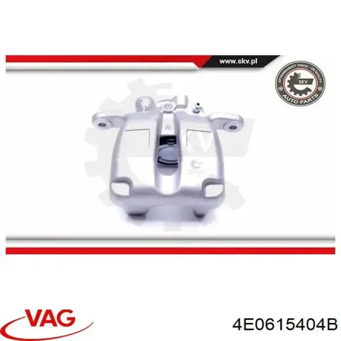 Compre 4E0615404B VAG Suporte do freio traseiro direito