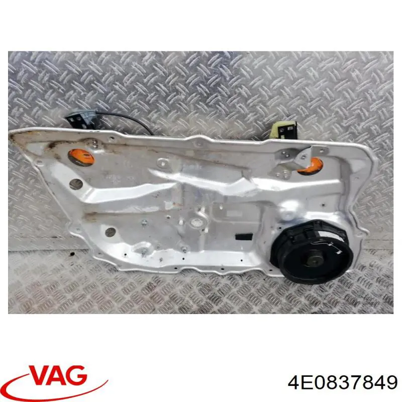 Mecanismo de acionamento de vidro da porta dianteira esquerda VAG 4E0837849 preço, a partir de 114,07 USD